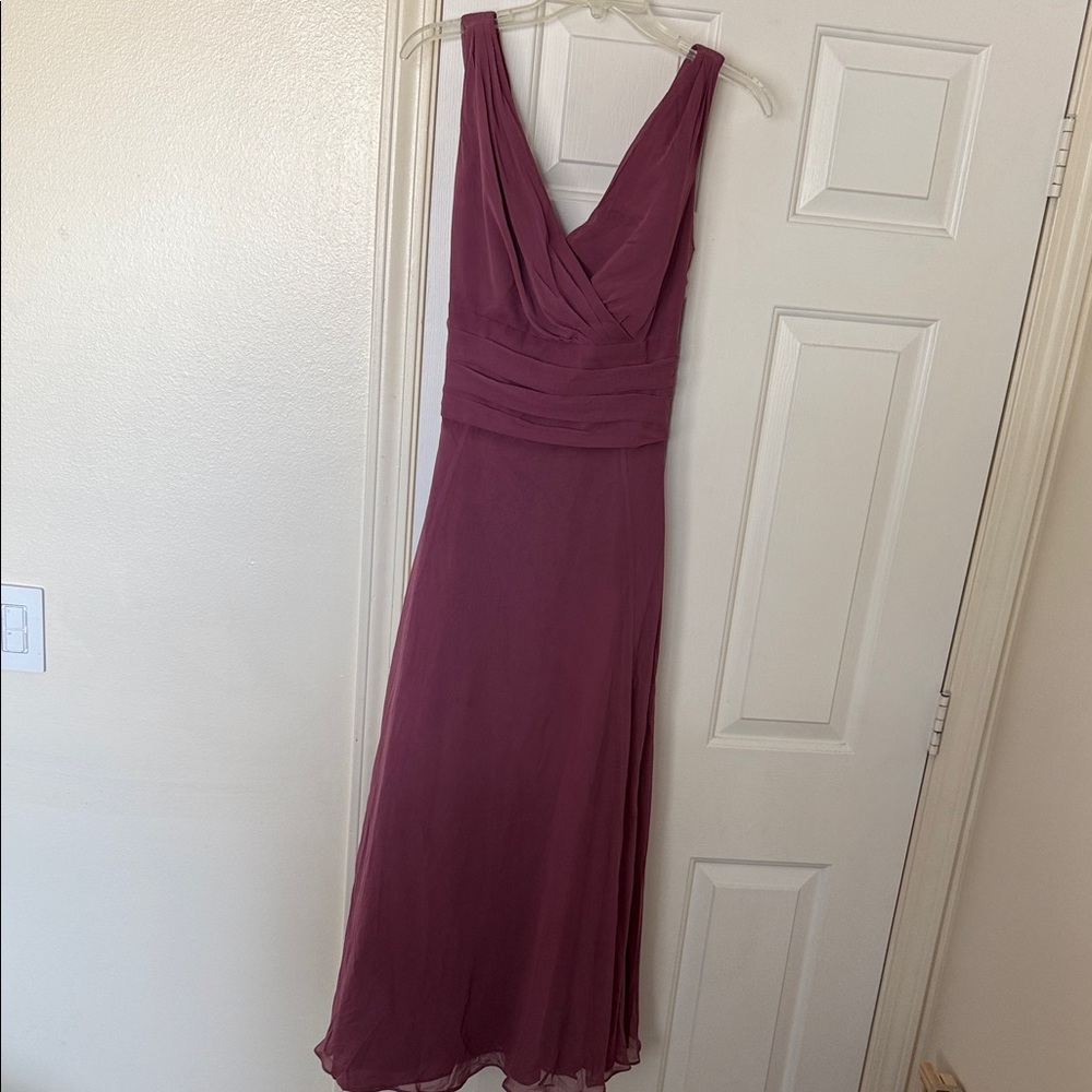 Elegant Mauve Evening Gown/Bridesmaid Dress